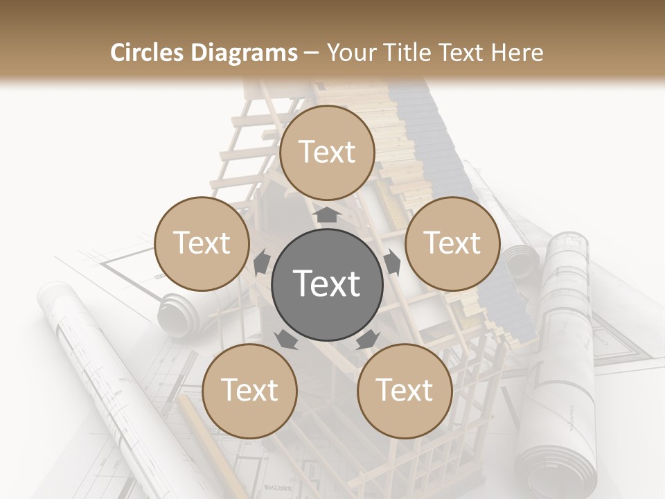 Subflooring Insulation House PowerPoint Template