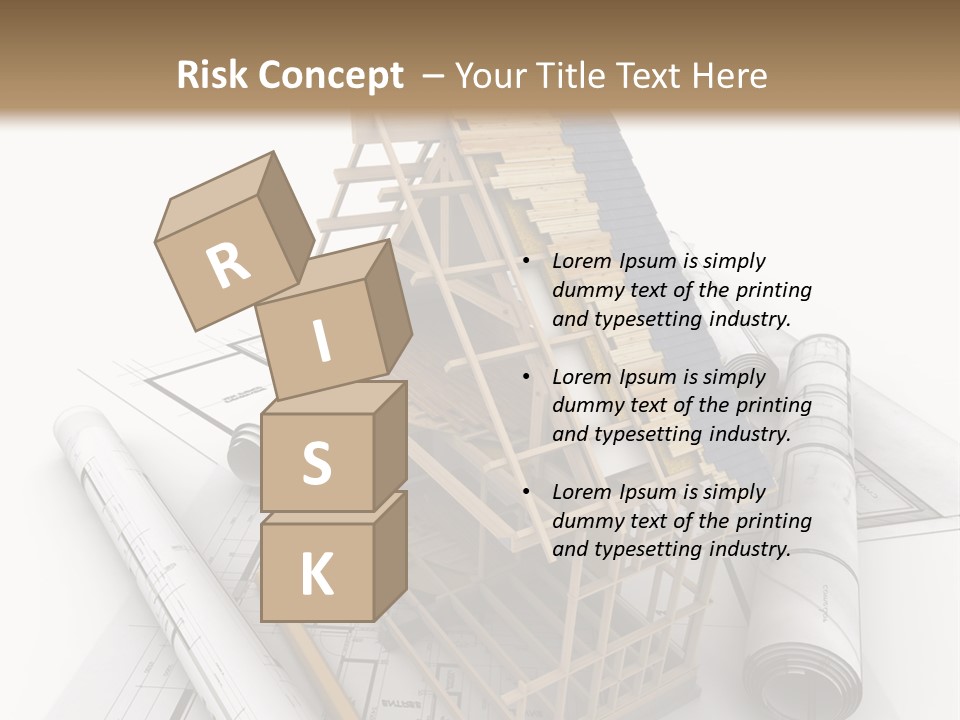 Subflooring Insulation House PowerPoint Template