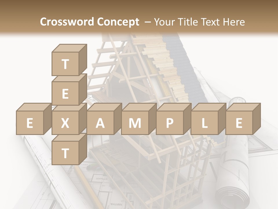 Subflooring Insulation House PowerPoint Template