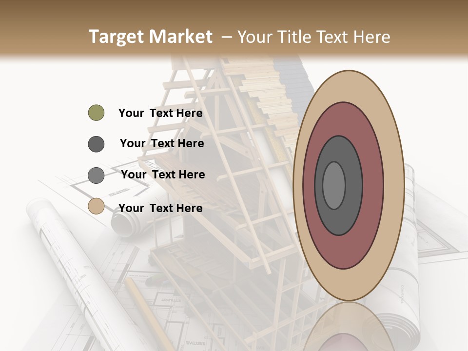 Subflooring Insulation House PowerPoint Template