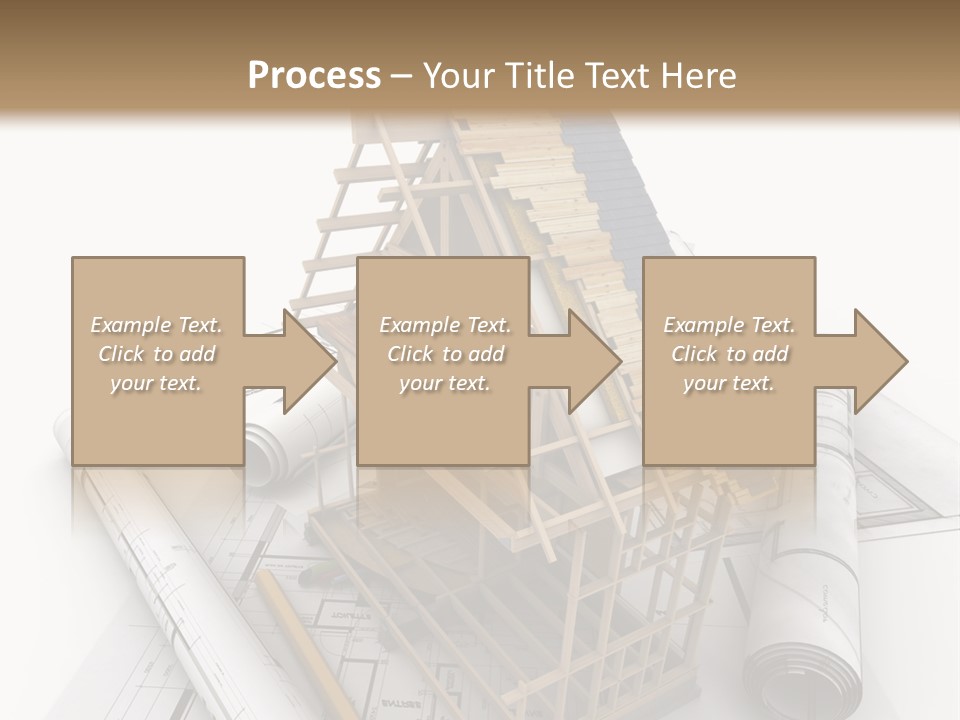 Subflooring Insulation House PowerPoint Template