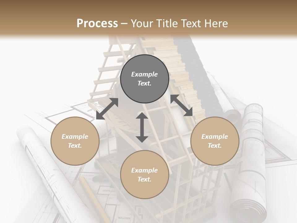 Subflooring Insulation House PowerPoint Template