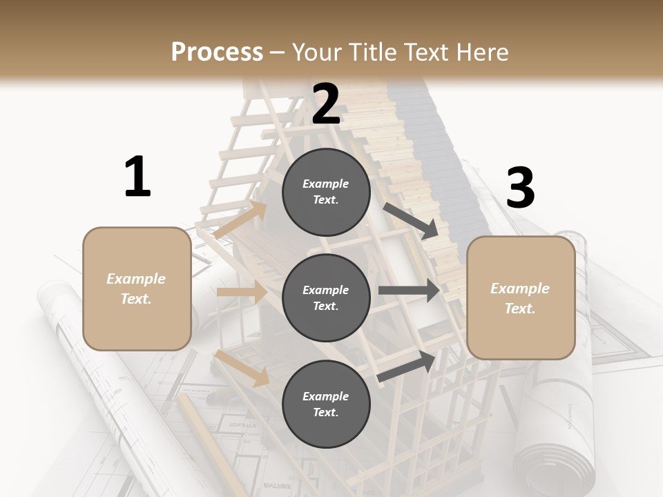 Subflooring Insulation House PowerPoint Template