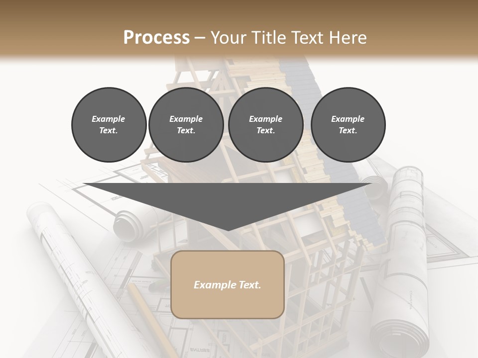 Subflooring Insulation House PowerPoint Template