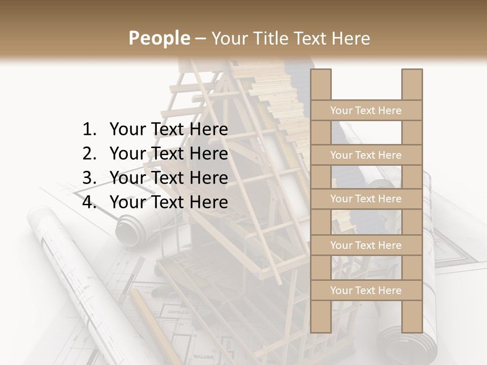 Subflooring Insulation House PowerPoint Template