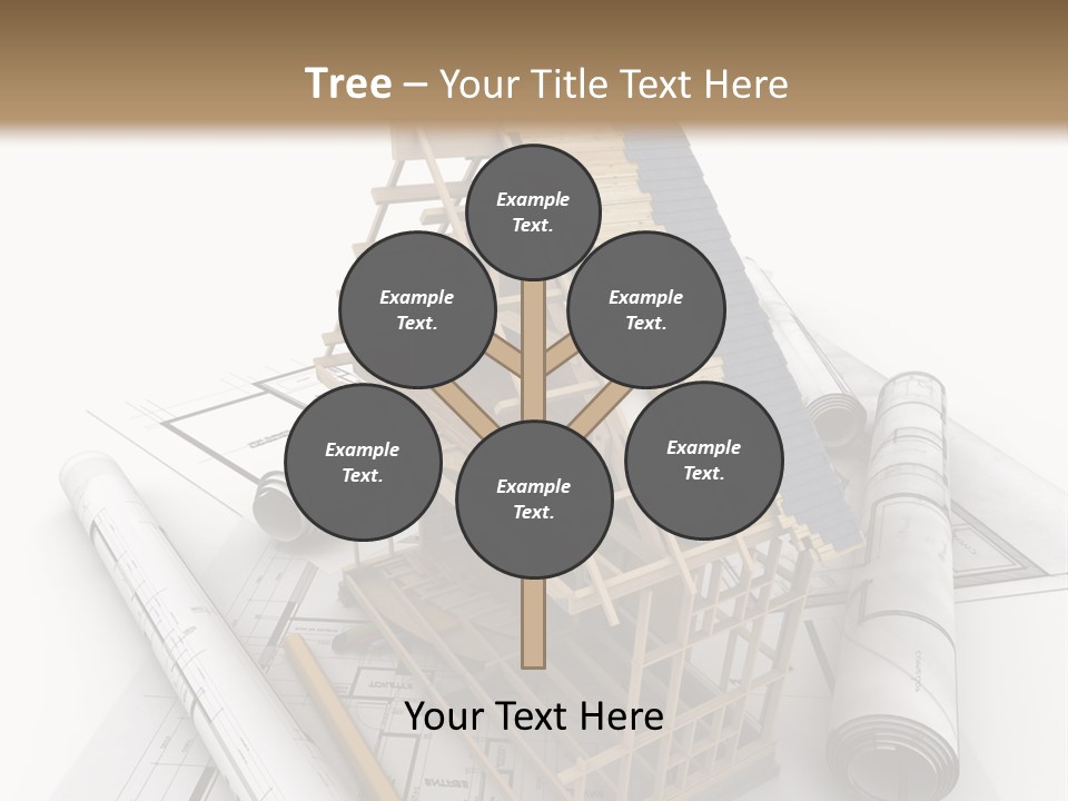 Subflooring Insulation House PowerPoint Template