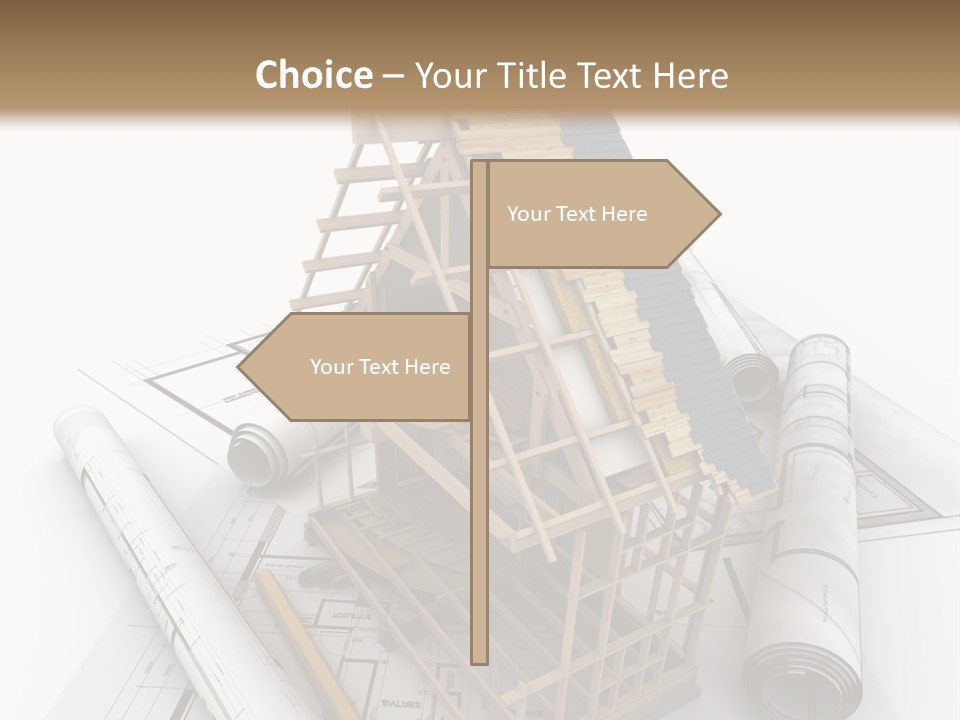 Subflooring Insulation House PowerPoint Template