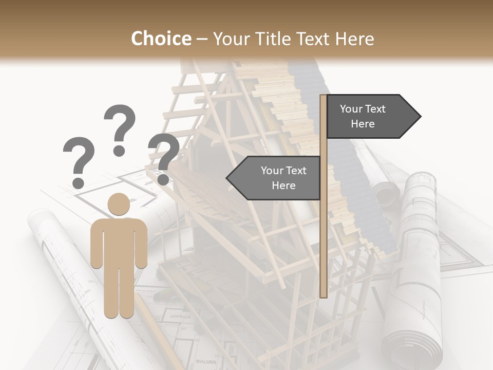 Subflooring Insulation House PowerPoint Template