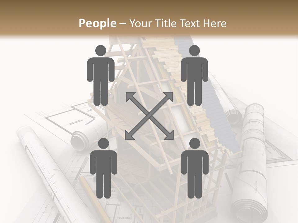 Subflooring Insulation House PowerPoint Template