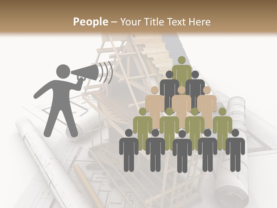 Subflooring Insulation House PowerPoint Template