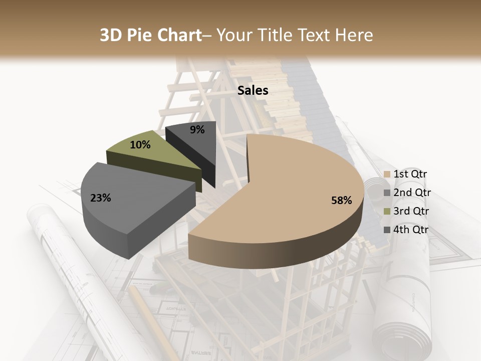 Subflooring Insulation House PowerPoint Template