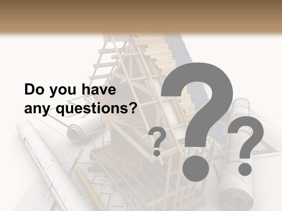 Subflooring Insulation House PowerPoint Template