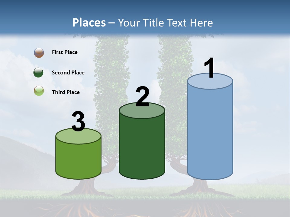 Upward Cooperation Conservation PowerPoint Template