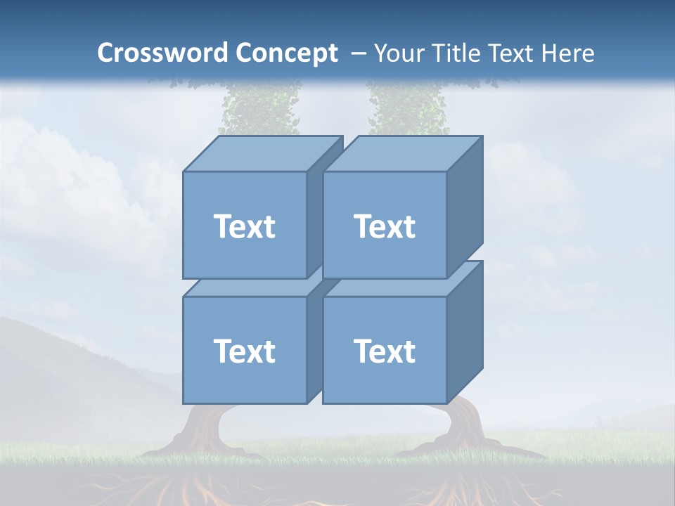 Upward Cooperation Conservation PowerPoint Template