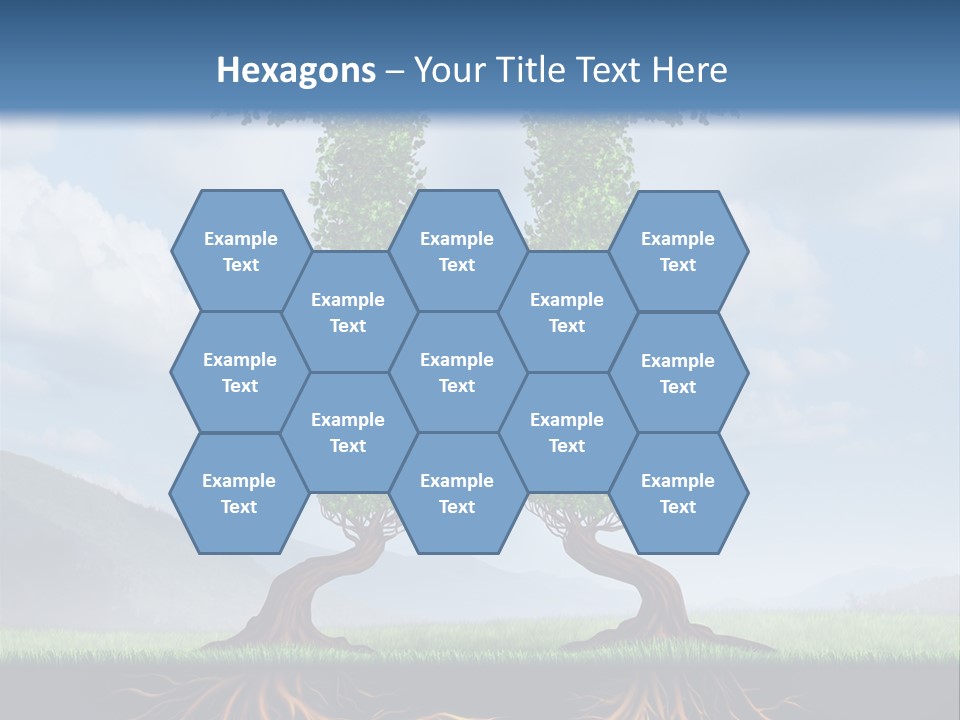 Upward Cooperation Conservation PowerPoint Template
