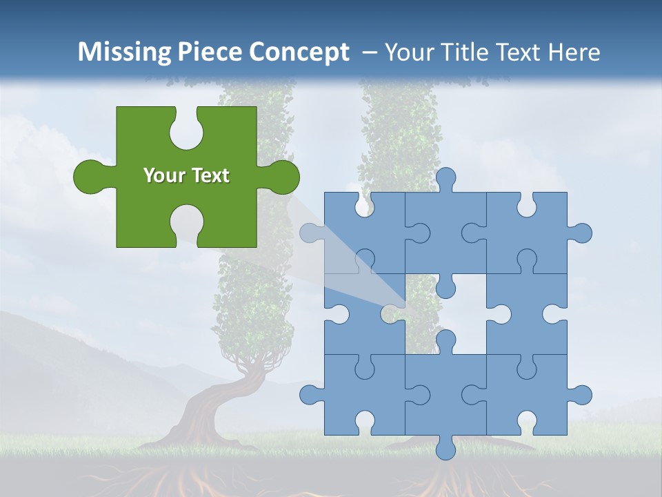 Upward Cooperation Conservation PowerPoint Template