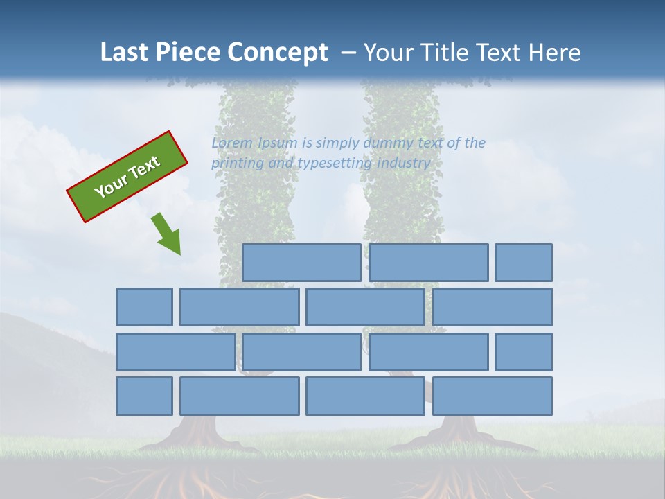Upward Cooperation Conservation PowerPoint Template