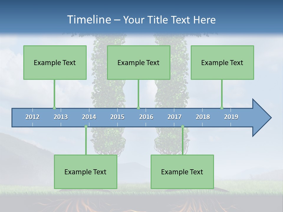 Upward Cooperation Conservation PowerPoint Template