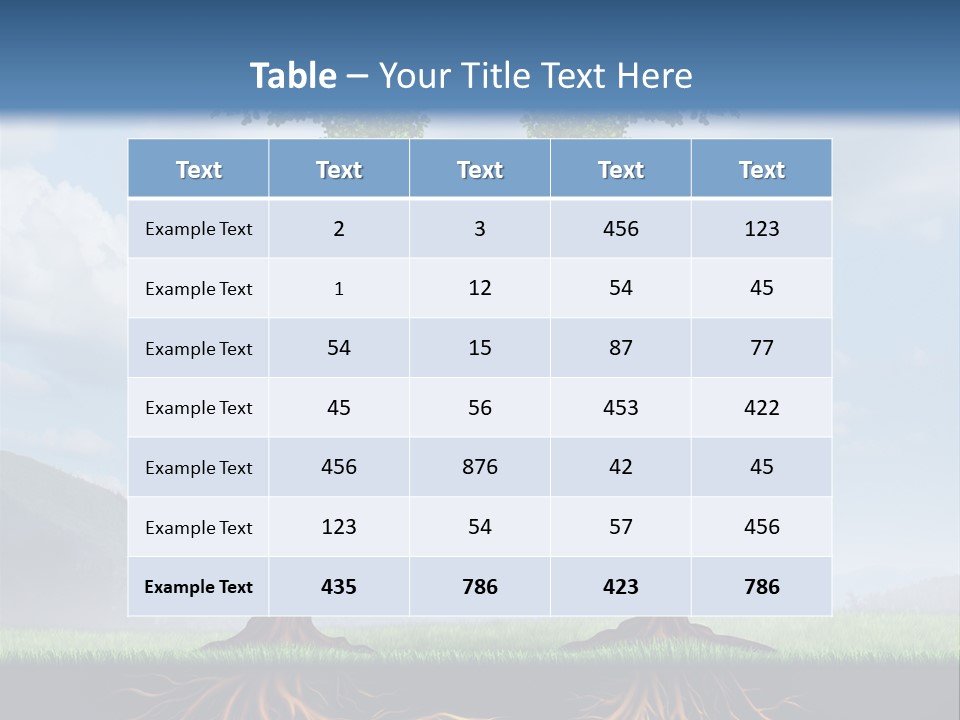 Upward Cooperation Conservation PowerPoint Template
