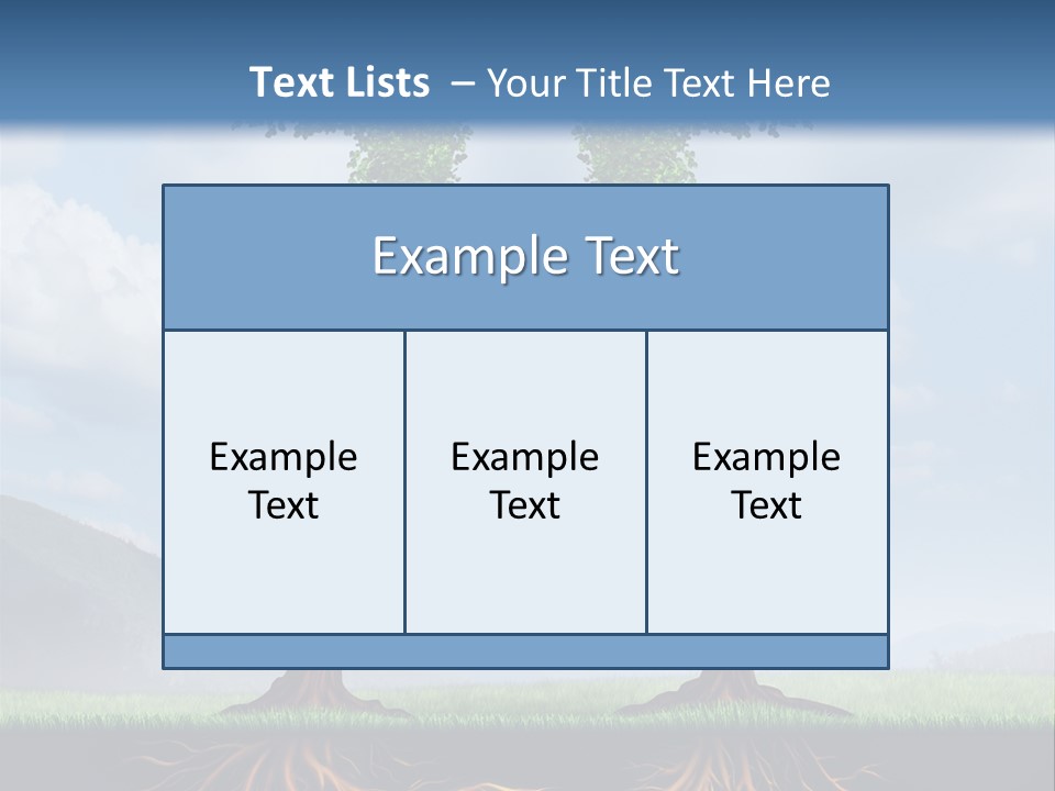 Upward Cooperation Conservation PowerPoint Template