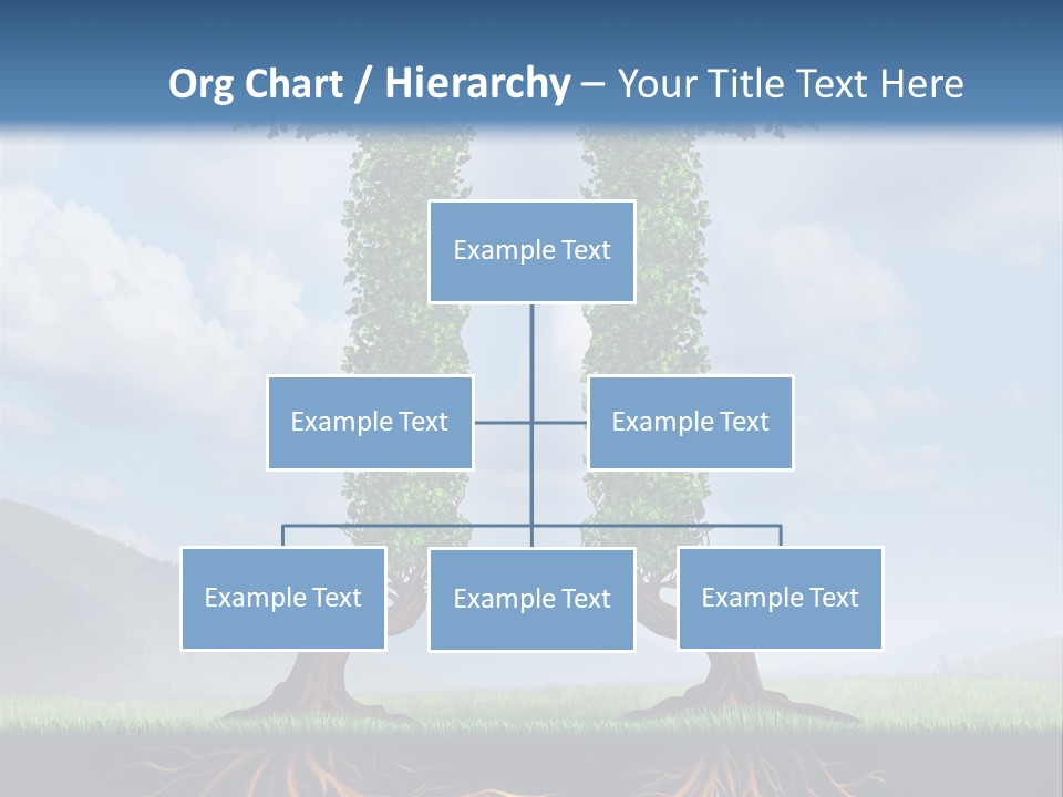 Upward Cooperation Conservation PowerPoint Template