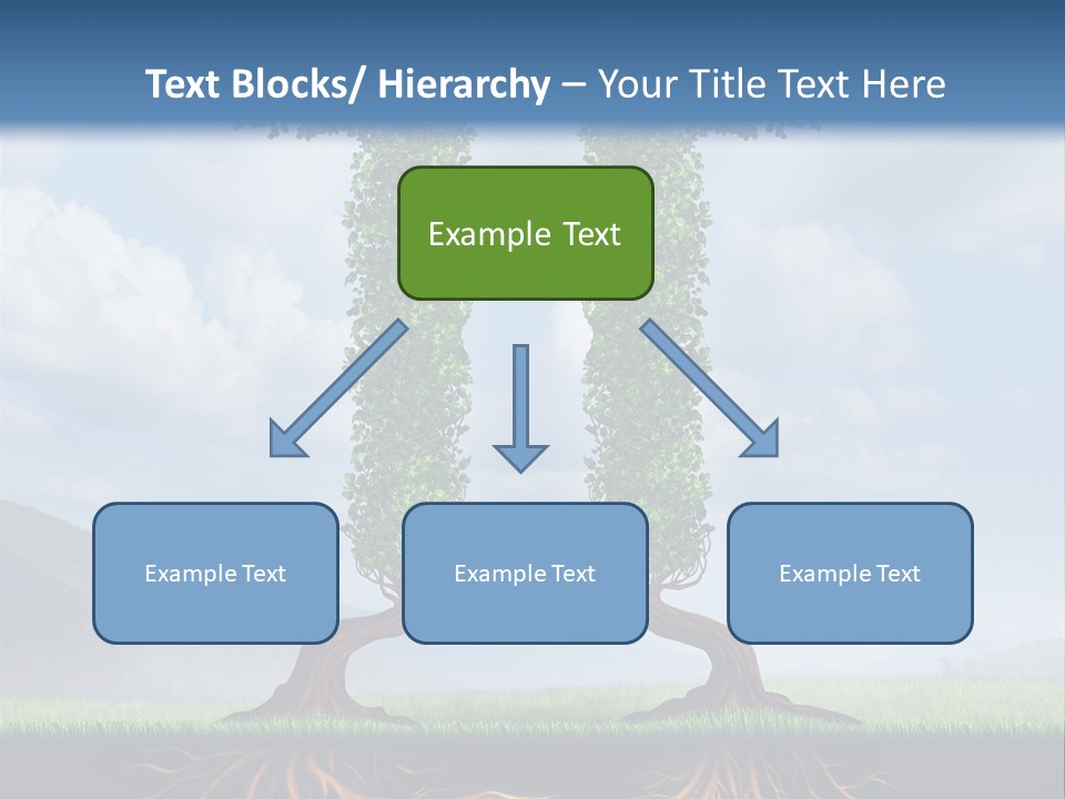 Upward Cooperation Conservation PowerPoint Template