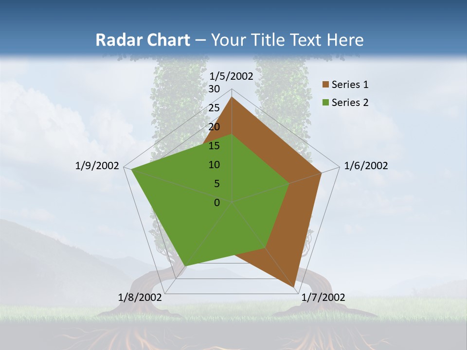 Upward Cooperation Conservation PowerPoint Template
