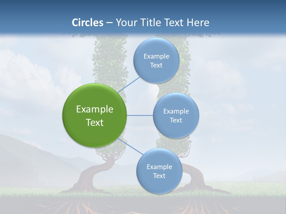 Upward Cooperation Conservation PowerPoint Template