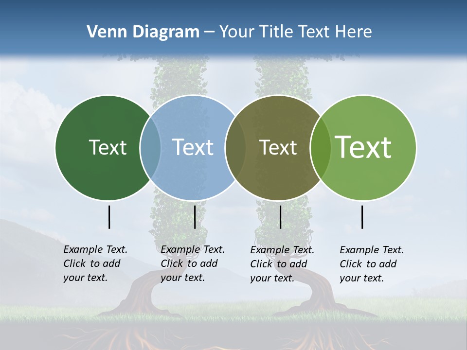 Upward Cooperation Conservation PowerPoint Template