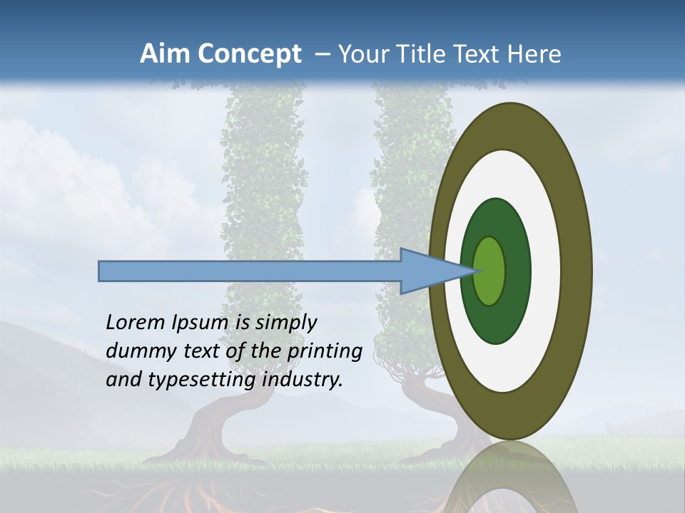 Upward Cooperation Conservation PowerPoint Template