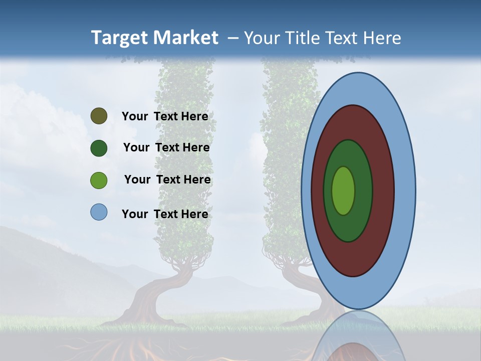 Upward Cooperation Conservation PowerPoint Template