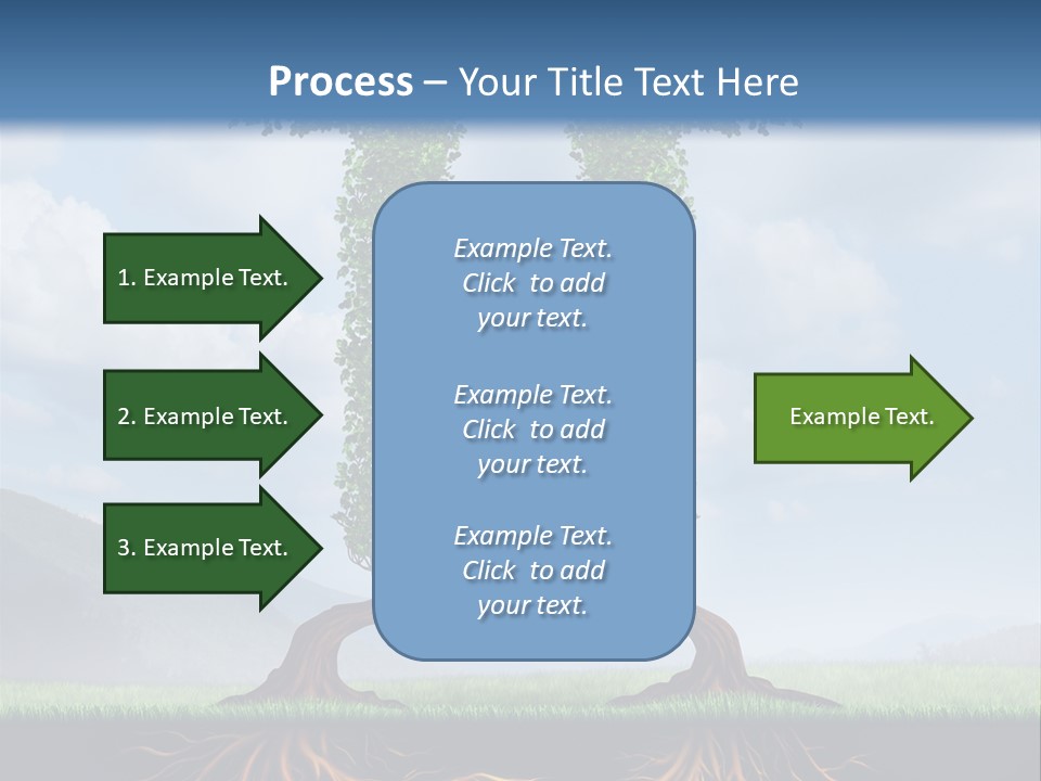 Upward Cooperation Conservation PowerPoint Template