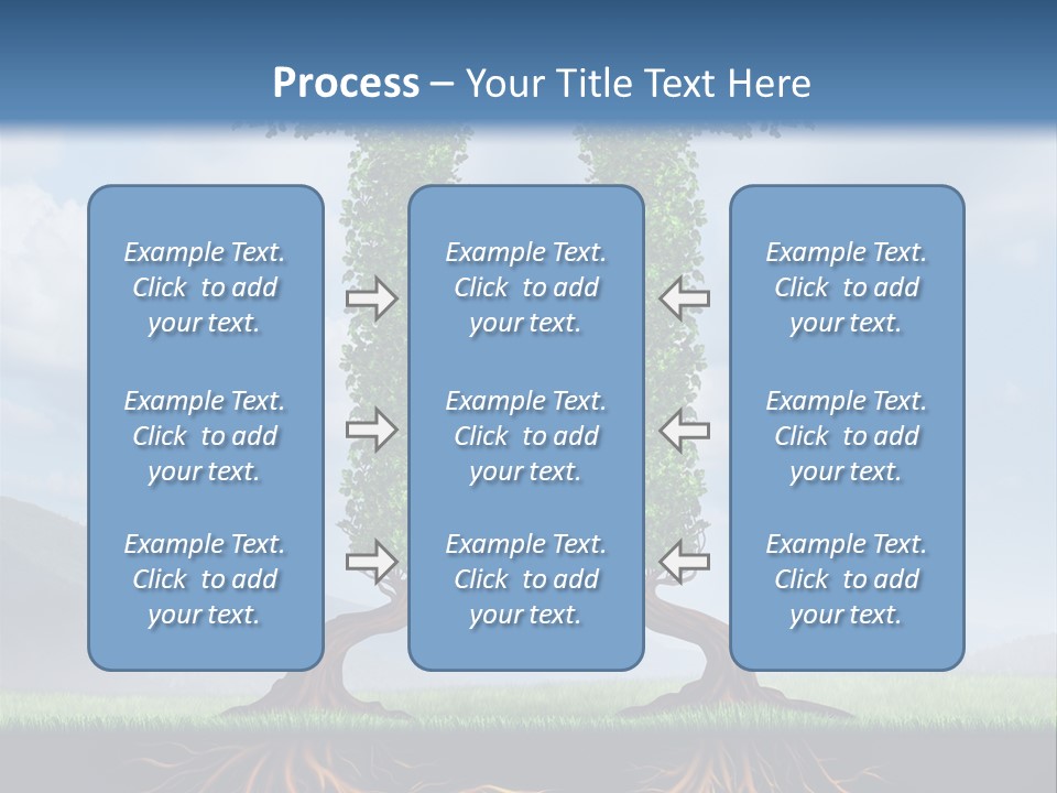 Upward Cooperation Conservation PowerPoint Template
