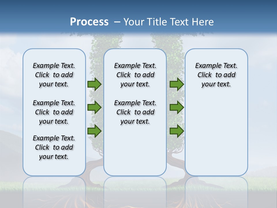 Upward Cooperation Conservation PowerPoint Template