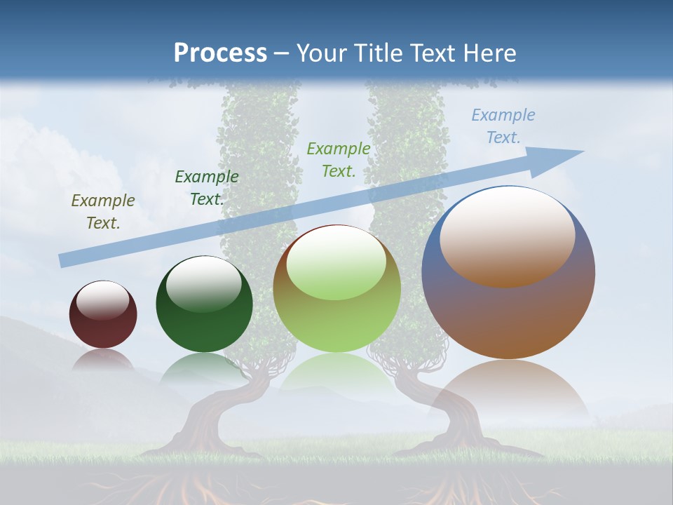 Upward Cooperation Conservation PowerPoint Template