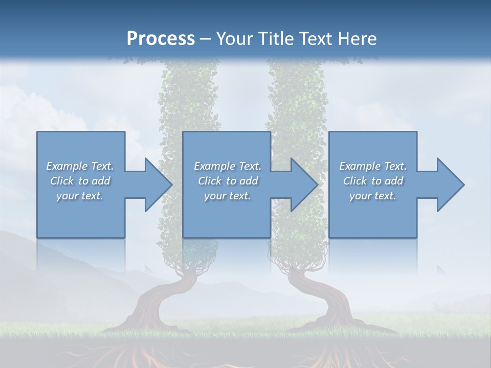 Upward Cooperation Conservation PowerPoint Template