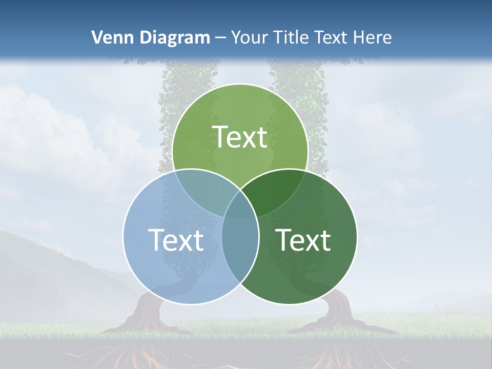 Upward Cooperation Conservation PowerPoint Template