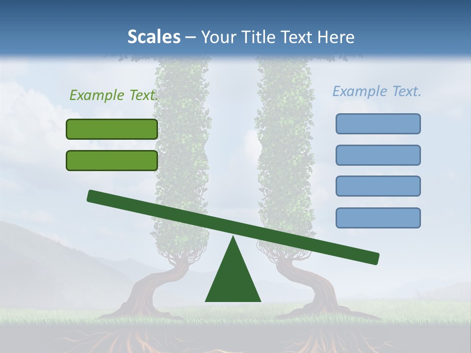 Upward Cooperation Conservation PowerPoint Template