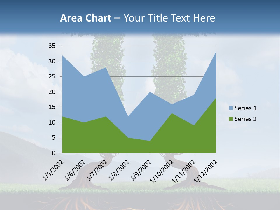 Upward Cooperation Conservation PowerPoint Template