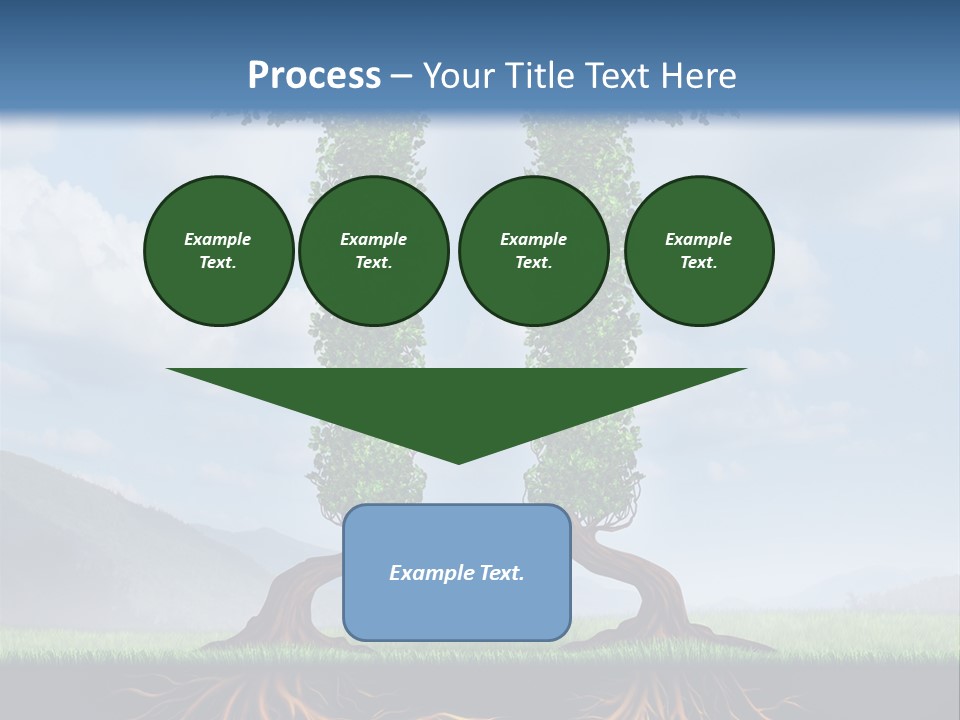 Upward Cooperation Conservation PowerPoint Template