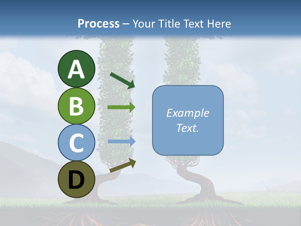 Upward Cooperation Conservation PowerPoint Template
