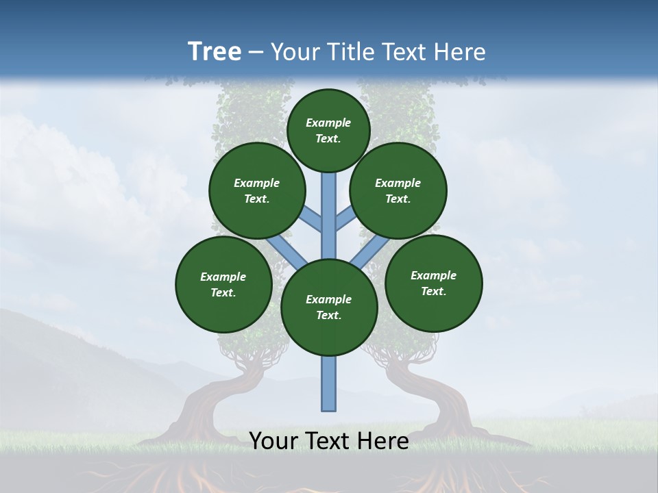 Upward Cooperation Conservation PowerPoint Template