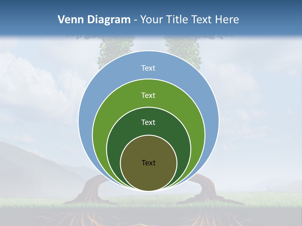 Upward Cooperation Conservation PowerPoint Template