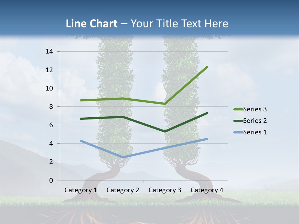 Upward Cooperation Conservation PowerPoint Template
