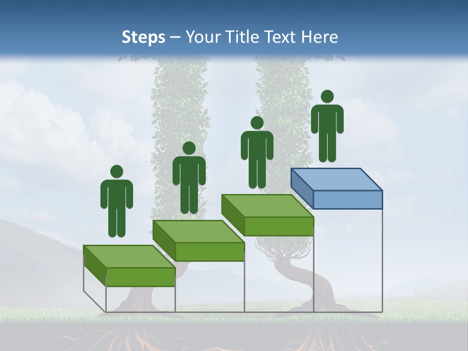 Upward Cooperation Conservation PowerPoint Template