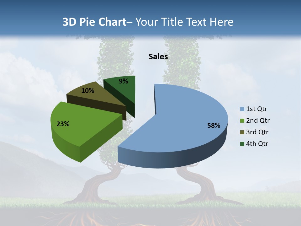 Upward Cooperation Conservation PowerPoint Template