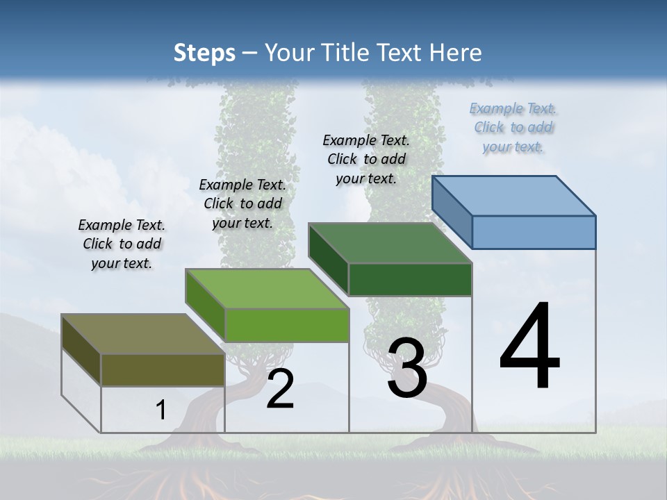 Upward Cooperation Conservation PowerPoint Template