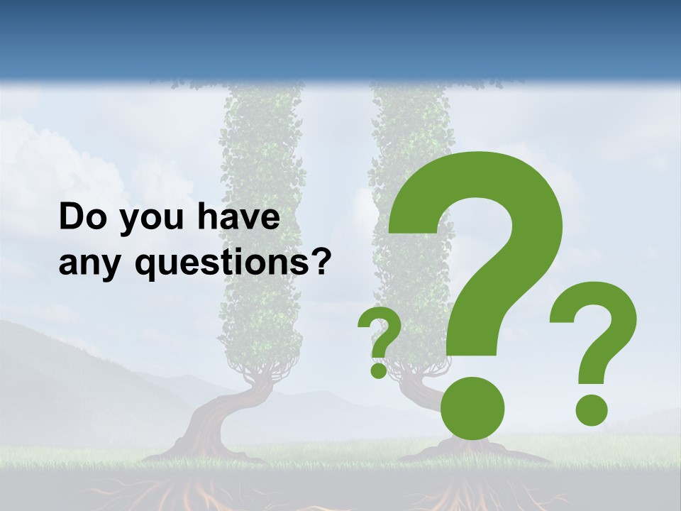 Upward Cooperation Conservation PowerPoint Template