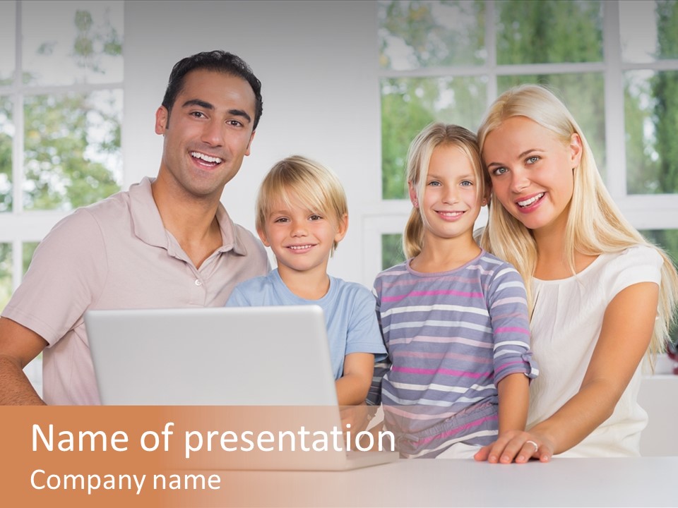 Abode Indoor Male PowerPoint Template