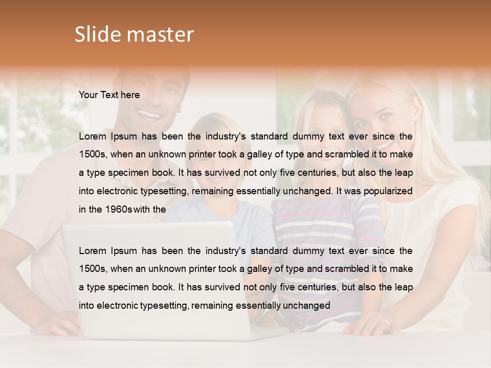 Abode Indoor Male PowerPoint Template